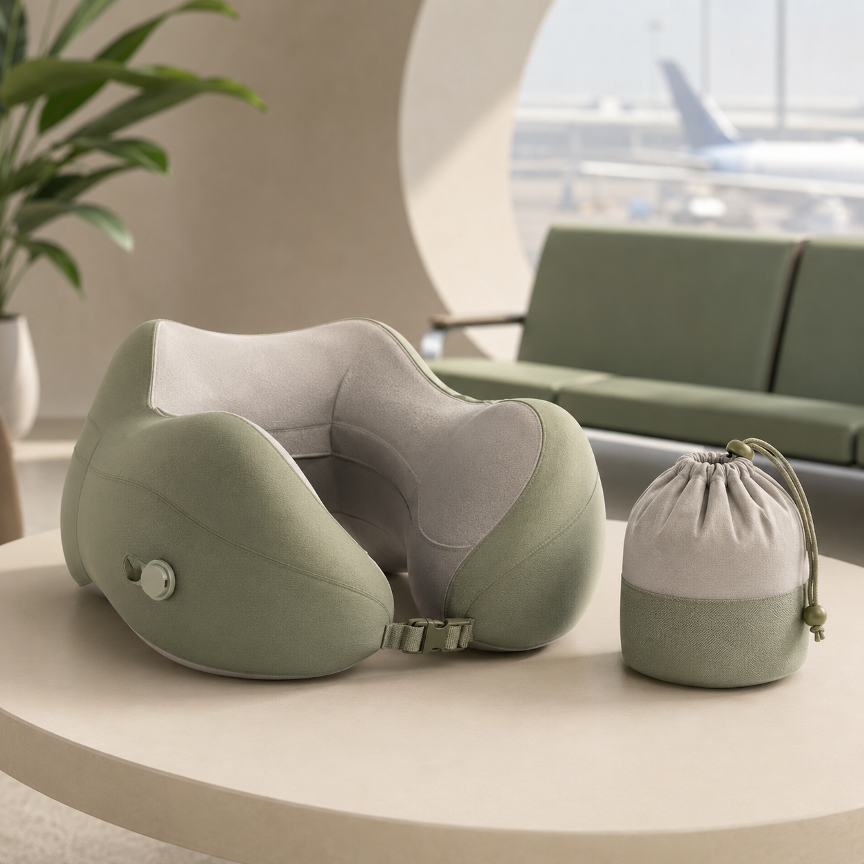 Inflatable Travel Neck Pillow