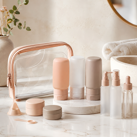 Travel Toiletry Bottle Set