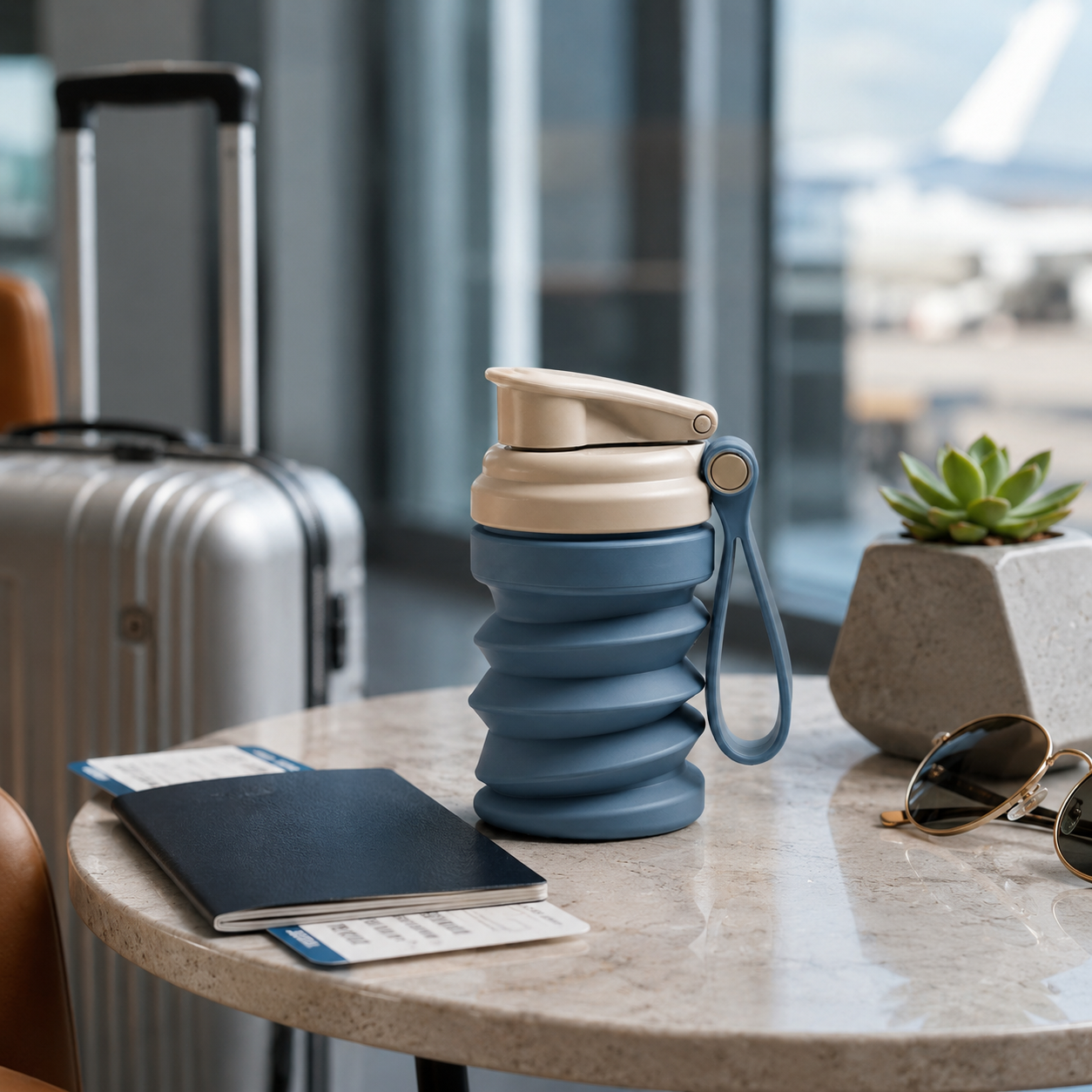 Collapsible Travel Water Bottle