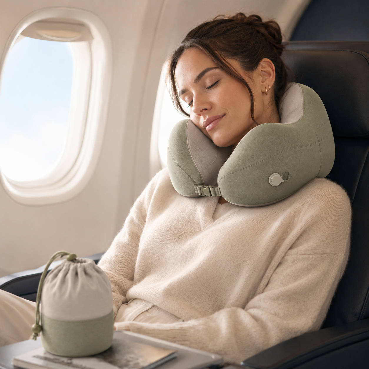 Inflatable Travel Neck Pillow
