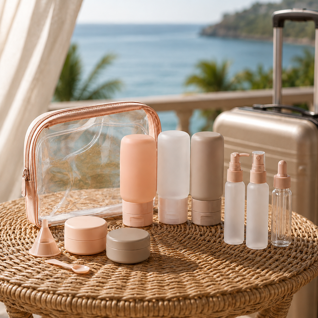 Travel Toiletry Bottle Set