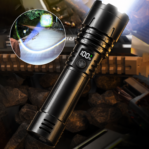 🔦🔥Nowości na rok 2026: 50% taniej – oferta ograniczona czasowo!🔥🔦Bardzo mocna latarka z funkcją zoomu