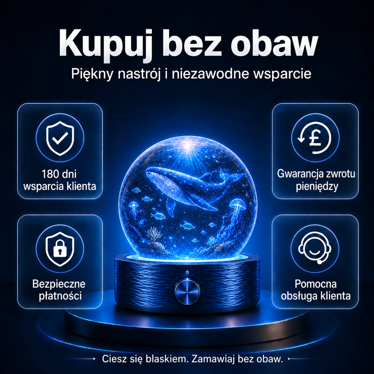 Inteligentny projektor BVJ® 2026 PRO MAX 5D – światy w zasięgu ręki 🌎 Stwórz ponad 100 immersyjnych światów dzięki sterowaniu przez Bluetooth i efektom dźwiękowym