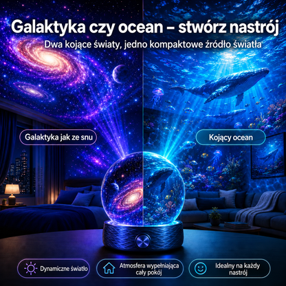 Inteligentny projektor BVJ® 2026 PRO MAX 5D – światy w zasięgu ręki 🌎 Stwórz ponad 100 immersyjnych światów dzięki sterowaniu przez Bluetooth i efektom dźwiękowym